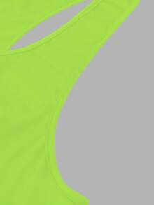 GymBeat Áo ba lỗ dáng rộng in họa tiết chữ mùa hè cho nam - Màu Mù tạt vàng - Xem 3