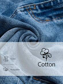 Aalyst 休闲通勤水洗紧身弹力牛仔裤 - 淺色水洗藍 - 查看 7