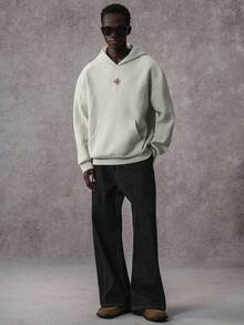 STYNVO Áo hoodie in họa tiết thường ngày dành cho nam, Thu/Đông - Màu Xám nhạt - Xem 6