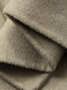 Dazy-Less 女士优雅时尚羊毛混纺夹克，休闲商务风，加厚短裤，秋冬女式外套