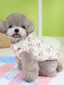 PETSIN Quần áo thú cưng, Áo khoác cho chó, Áo vest, Quần áo cotton mùa thu và mùa đông, Quần áo cho động vật nhỏ, Phụ kiện áo vest thường ngày cho mèo trong nhà, Đồ dùng cho mèo, Đồ dùng cho thú cưng dịp Giáng sinh và Trang phục Halloween, Trang phục cho chó, Đồ dùng cho chó con và Đồ dùng cho chó, Trang phục Halloween stltchlp - Hồng - Xem 4