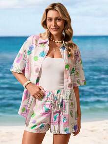 Sylviya Women Two Pieces Outfits For Daily Wear - Multicolor - View 4