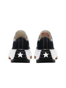 Converse Run Star Hike Low Top Women Canvas Black / White168816C - 黑/白膠 - 查看 4