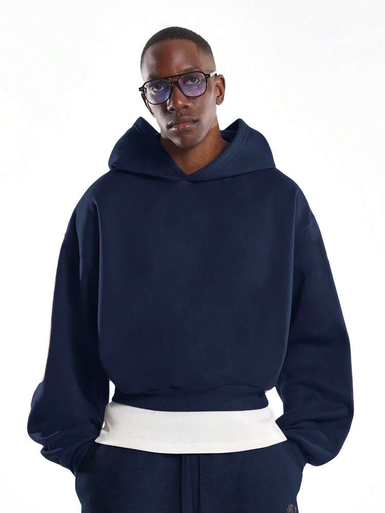 Crop Fit Overhead Hoodie Without Pocket