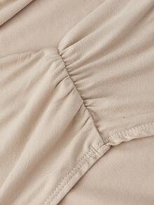 SHEIN MOD 三穿式女士休闲纯色修身上衣，适合夏季穿着，高领设计，露肩款式，美观大方，适合节日、乡村、海滩度假、下午茶聚会等场合，风格端庄，适合舞会等场合，可爱无肩带长款抹胸上衣，女士抹胸套装，适合冬季、圣诞节、新年、感恩节等场合，性感百搭。 - 彩色 - 查看 11