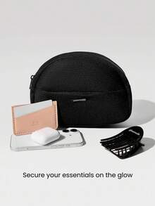 GLOWMODE 2升 Travel Mate All Small Things Essentials 双口袋收纳旅行袋 - 網孔黑色 - 查看 2