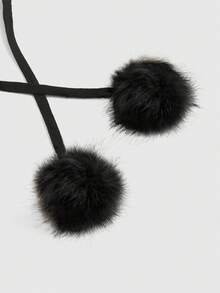 ROMWE Grunge Punk Áo nỉ trùm đầu họa tiết da báo cổ điển Y2K dành cho nữ - màu đen - Xem 3