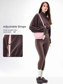 GLOWMODE 1.5升 轻松通勤防水肩带包 带可夹纳米袋 日常休闲 - 草莓奶昔 - 查看 6