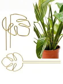 1/3/5 Reusable Metal Climbing Plant Stem Support Stakes – Unique-Designed Plant Stakes, Garden Decoration & Accessory, Flower Pot Ornament, Indoor Plant Trellis, Ideal For Plant Healthy Growth - Multicolor - View 10