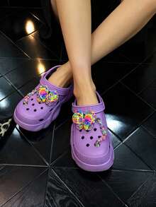 Women Clogs - Purple - View 2