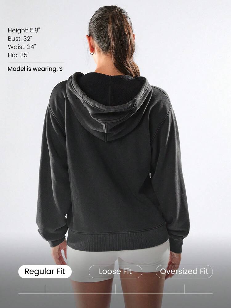 Everyday Fleece Winter Edit Soft Lightweight Warm Cozy Pocket Regular Fit Full-Zip Hoodie Autumn Winter Outdoors Daily Casual Wear
