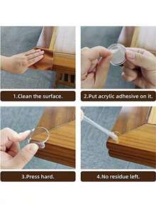 12Pcs Baby Corner Protectors - Furniture Edge Guardty Bumpers - Child Proof Cushion Cover To Protect Sharp Corners Of Your Furniture & Table - Transparent