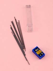 1/5/10pcs 0.5/0.7mm Automatic Pencil Lead Refills, HB Resin Mechanical Pencil Leads, School Supplies Back To School - Black - View 9