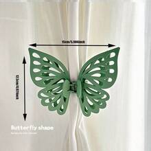 Joivida 1pc Butterfly Shape Curtain - Home Living Room Bedroom Room Curtain Fixer, Bedroom And Living Room Decor Accessory, Home Decor Good Bow Curtain,Christmas, Valentine's Day - Multicolor - View 12
