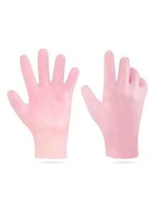 1/2/4pcs Pink Silicone Moisturizing Hand And Foot Mask Gloves/Socks, Exfoliating And Hydrating Gel Treatment - Multicolor - View 7