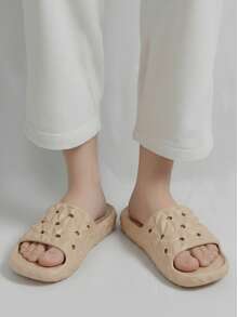 Men Slippers - Beige - View 2