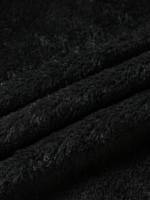 Manfinity Homme Herren einfarbige Kapuzen-Reißverschluss-Jacke mit Thermofutter, Herbst/Winter, für den täglichen Freizeitbereich, Wochenendausflüge, Outdoor-Aktivitäten, Reisen, entspannte Arbeitsumgebungen oder halbformelle Anlässe, Geschenk für Freund/Ehemann, Jahrestags-Geschenk - Schwarz - Übersicht 7