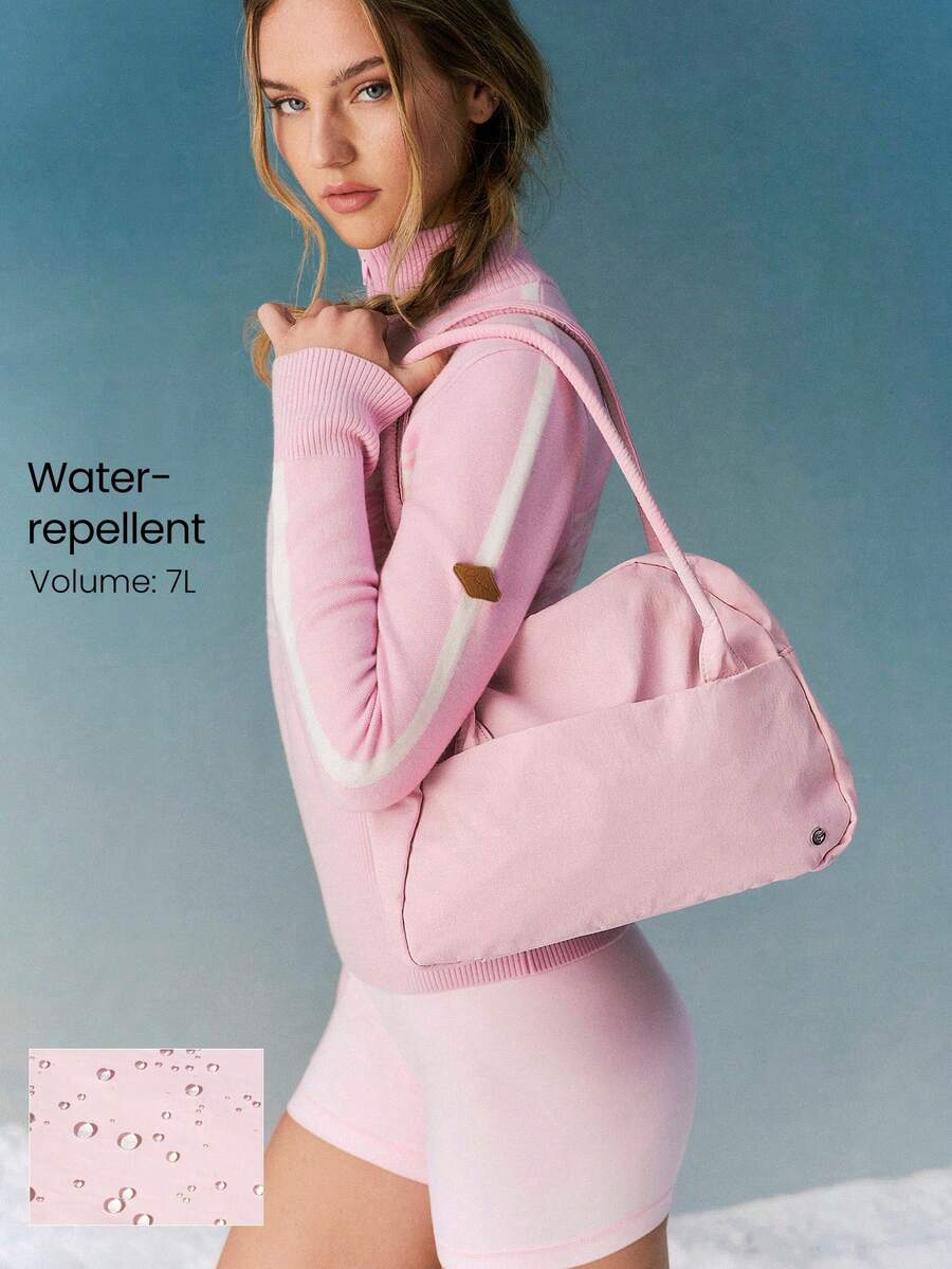 GLOWMODE Power Play Water-Repellent Storage Compartments Zipper Pockets Bowling Bag Gym Studio Travel Daily Casual - 粉色 - 查看 1