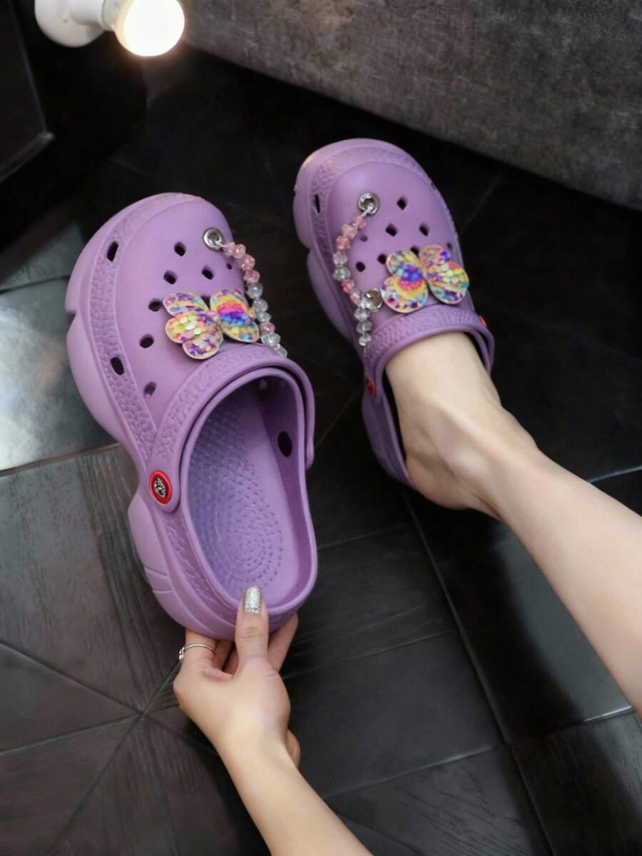 Women Clogs - Purple - View 1