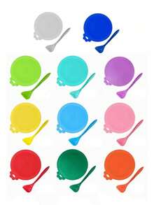 PETSIN 1 宠物罐盖、猫狗罐盖、勺子、硅胶盖、宠物食品密封盖、宠物用品 - 彩色 - 查看 25