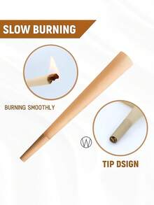 50 PCS Pre Rolled Cones | Classic King Size Cones |50 Pack(4.33inch/110mm)| Pre-Rolled Cones | Pre Rolls Rolling Papers Cones|Rolling Paper With Tips|Rolling Paper - Multicolor - View 9