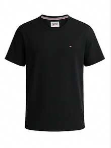 Tommy Hilfiger Men's V-Neck T-Shirt Black