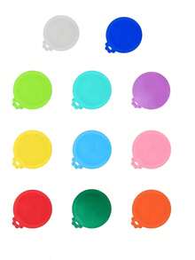 PETSIN 1 宠物罐盖、猫狗罐盖、勺子、硅胶盖、宠物食品密封盖、宠物用品 - 彩色 - 查看 16