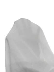 SWAVVY Men Casual Solid Button Up Shirt With Tie, Fall, Couple Things - White - View 6