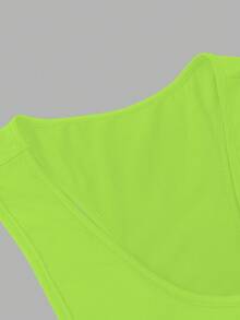 GymBeat Áo ba lỗ dáng rộng in họa tiết chữ mùa hè cho nam - Màu Mù tạt vàng - Xem 4