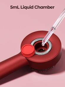 Teckwe 1 件多功能按摩梳，电动按摩刷，家用头皮刺激器，红光防脱发护发刷 - 深层头皮按摩，3 种模式，个人护理设备，送给爱人的礼物，生日，节日万圣节礼物