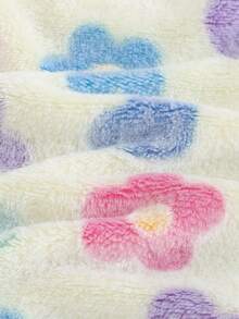 Cozy Pixies 两件套女童碎花印花保暖内衬圆领长袖卫衣和松紧腰九分裤 - 彩色 - 查看 6