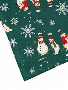 PopScrub Đồng phục y tá/bác sĩ tay ngắn cổ chữ V, túi đôi dễ thương, cây thông Noel, bông tuyết hoạt hình in áo đồng phục/đồng phục phẫu thuật kiểm tra sức khỏe/đồng phục chải chuốt thú cưng màu trơn/đồng phục làm việc cho chuyên gia dinh dưỡng, đồng phục phòng thí nghiệm chức năng, ngày lễ dành cho phụ nữ, áo Giáng sinh, đồ trang trí Giáng sinh, đáng yêu, vui tươi - màu xanh lá - Xem 4