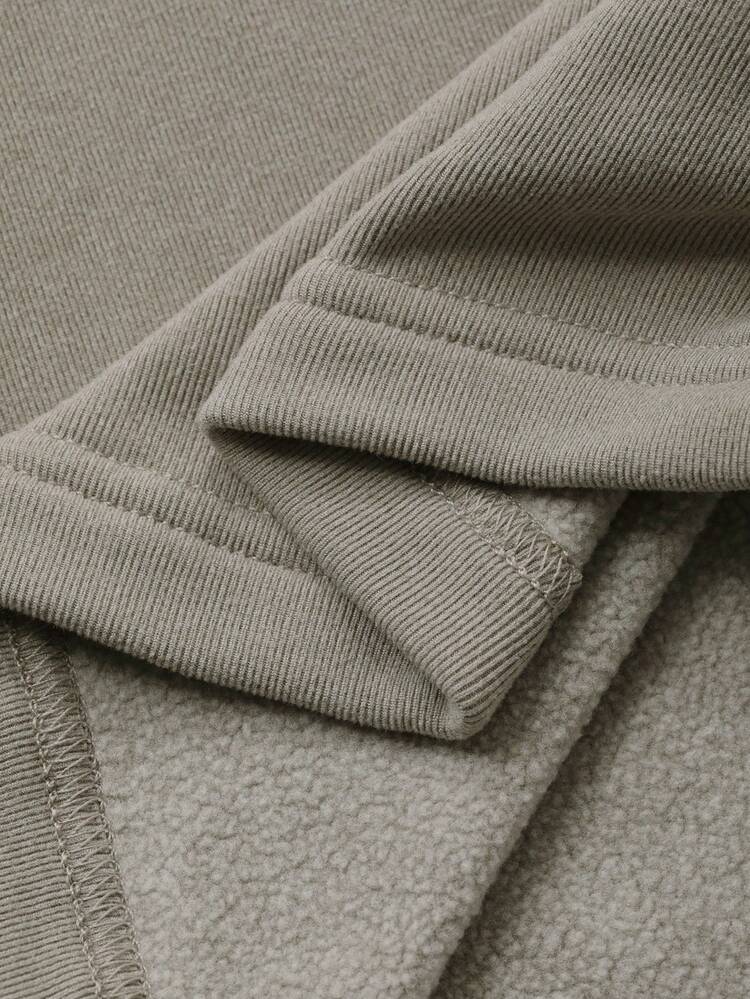 Women's Mock Neck Half-Zip Contrast Color Fitted Base Layer Long Sleeve Casual Pullover Top