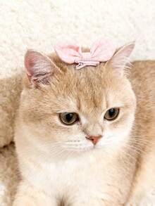 PETSIN 1 Piece Pet Rabbit Ear Hair Clip Pet Bow Hair Clip Pet Accessory Pet Supplies - Multicolor - View 2