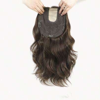 ZERO-NET 14inch Hair Toppers For Women Real Human Hair Pieces For Women With Thinning Hair Wavy Hair Topper