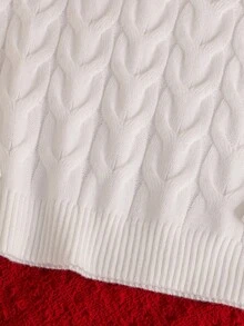 Manfinity RelaxMax Pull décontracté à col rond et manches raglan avec motif géométrique et dessin animé, pour homme. Automne/Hiver