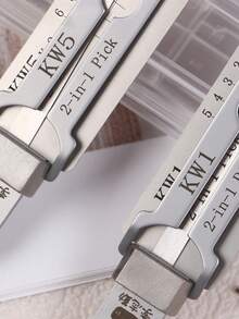 1 件二合一紧急开启工具 SS001PRO SS002PRO KW1 KW5 SC1 SC4，民用撬锁工具套装，便携式，高精度撬锁工具