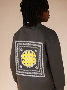 SUMWON Conjunto de sudadera con capucha y sudadera para niños preadolescentes