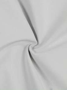 Manfinity Homme 男士西装裤，高端新款设计，垂坠西装裤，设计师风格时尚休闲黑色简约商务长裤 - 淺灰色 - 查看 6