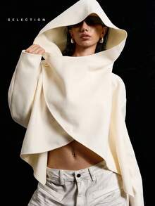 LYSMO SELECTION 2025 New Arrival Minimalist Fall/Winter Women Overcoats,Christmas,Cozy Fall And Winter Clothes For Women - Beige - View 1