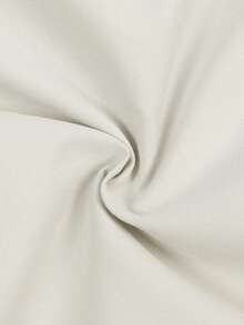 Manfinity Homme 男士西装裤，高端新款设计，垂坠西装裤，设计师时尚休闲黑色简约商务长裤 - 米色 - 查看 6