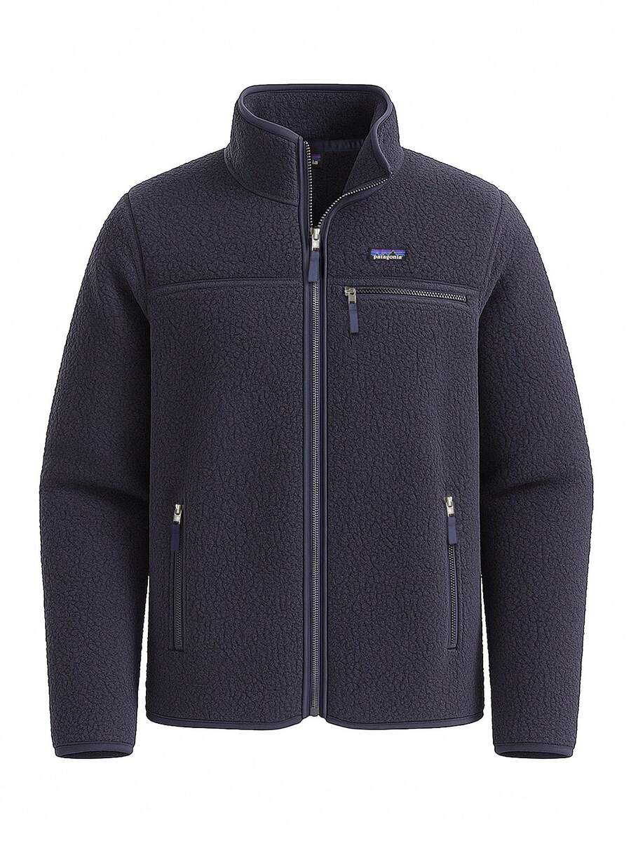 Patagonia Retro Women's Pile Jacket Navy Blue - Blue - View 1
