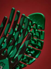 FanGlow HARRY POTTER X SHEIN Pinzas para el cabello con forma de hoja con patrón de cuadros, herramientas de fijación del cabello de alta calidad con diseño de tótem de serpiente, nueva tecnología con diseño de resorte incorporado que evita la rotura del cabello, adecuado para uso diario o para usar en fiestas y reuniones. - Verde Oscuro - Ver 6