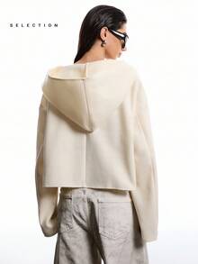 LYSMO SELECTION 2025 New Arrival Minimalist Fall/Winter Women Overcoats,Christmas,Cozy Fall And Winter Clothes For Women - Beige - View 2