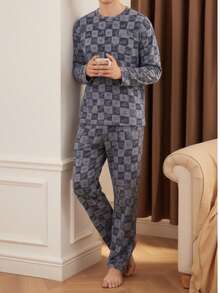 Men Loungewear Onepieces - Blue - View 3