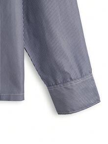 Airaco Men's Striped Shacket, Versatile Long Sleeve Casual Shirt - Multicolor - View 4