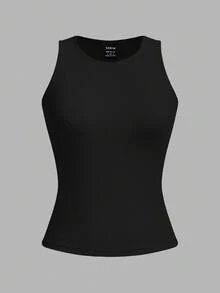 SHEIN EZwear 4 件套女士性感短款紧身吊带背心，适合夏季 - 彩色 - 查看 9