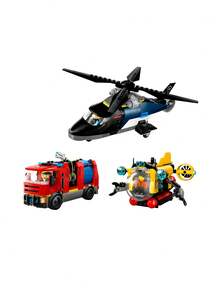 LEGO City® Combination Set With Helicopter, Fire Engine And Submarine BOYS FIRST 60462 - Multicolor - View 4