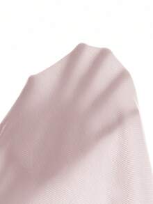 Blusa de mujer ChicEase con estilo minimalista Y2K, casual y linda, de cuello cuadrado, de unicolor y de manga larga, de estilo vintage americano, adecuada para el campus diario, la chica caliente y el uso casual en el hogar - Rosa Pálido - Ver 10