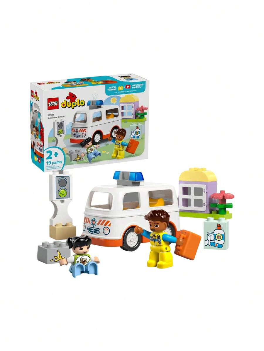 LEGO DUPLO® Ambulance With Driver DUPLO 10447 - Multicolor - View 1